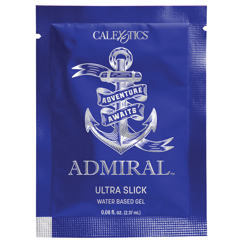 Admiral Ultra Slick Water Based Gel Pillows .08oz Poly Bag of 250 luvinglubes