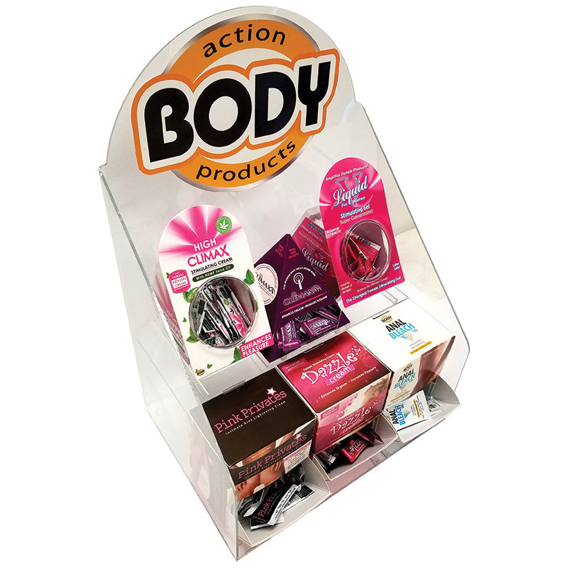 Body Action Acrylic Display-Female Products luvinglubes