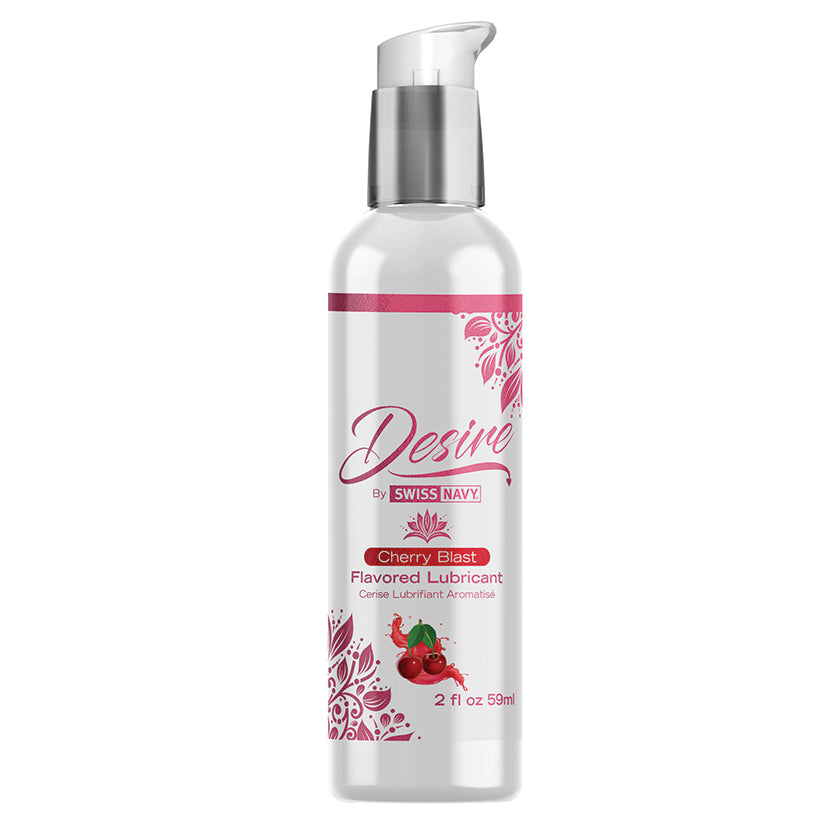 Desire By Swiss Navy Cherry Blast Flavored Lubricant 2oz luvinglubes
