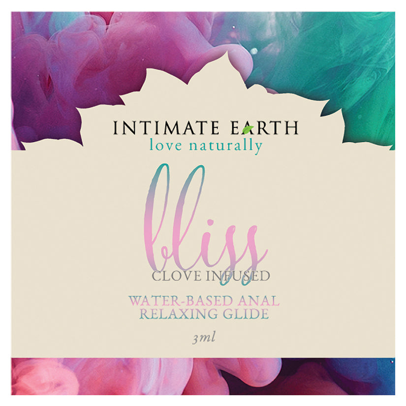 Intimate Earth Bliss Anal Relaxing Water Based Glide 3ml Foil luvinglubes
