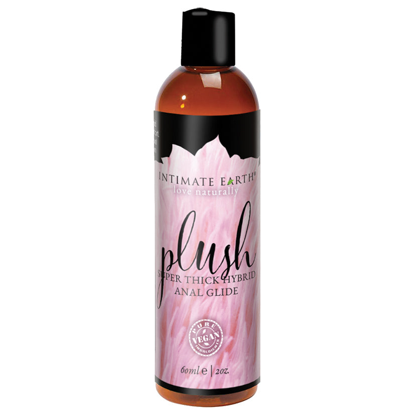 Intimate Earth Plush Super Thick Anal Hybrid Glide 2oz luvinglubes