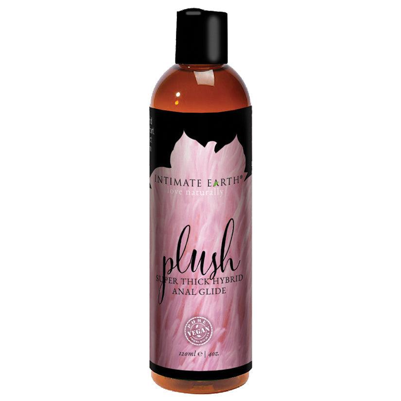 Intimate Earth Plush Super Thick Anal Hybrid Glide 4oz luvinglubes
