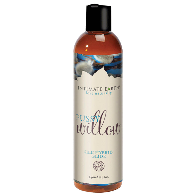Intimate Earth Pussy Willow Silk Hybrid Glide 8oz luvinglubes