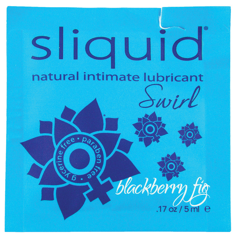 Sliquid Swirl Foil Packet-Blackberry Fig .17oz luvinglubes