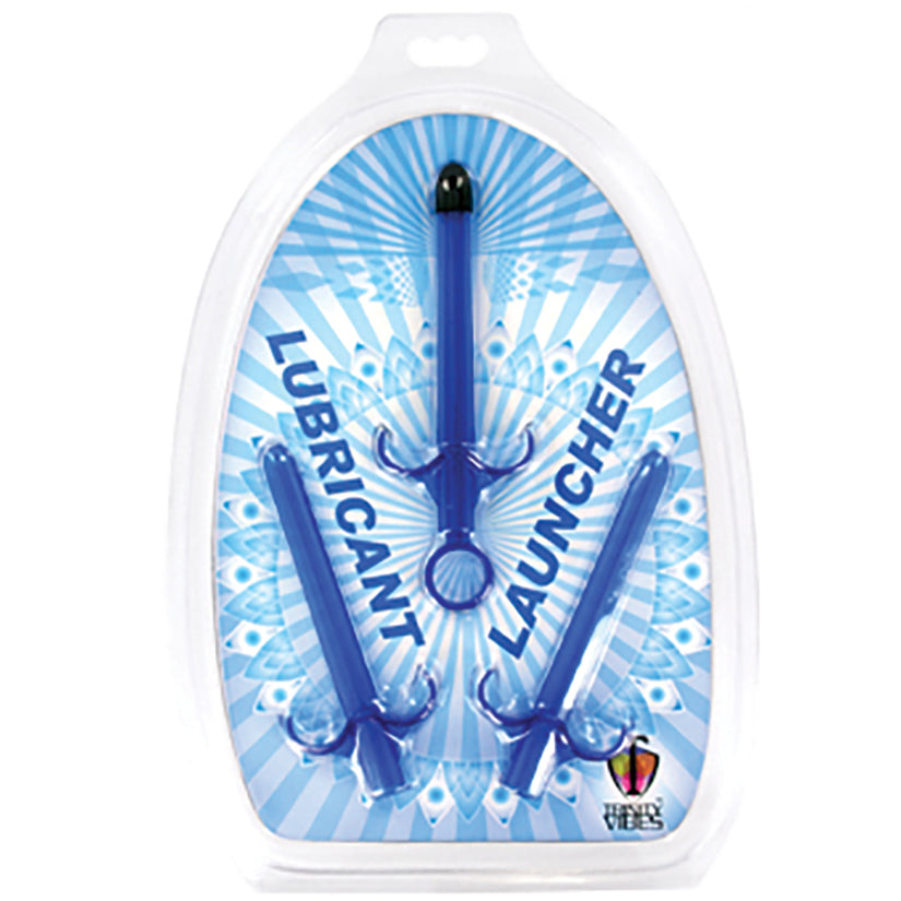 Trinity Vibes Lubricant Launcher 3 Piece Set-Blue luvinglubes