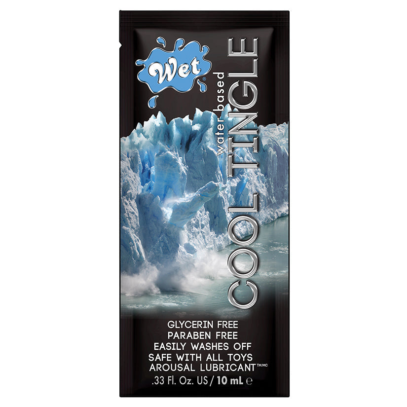 Wet Cool Tingle Water Based Lubricant Pouch 10ml luvinglubes
