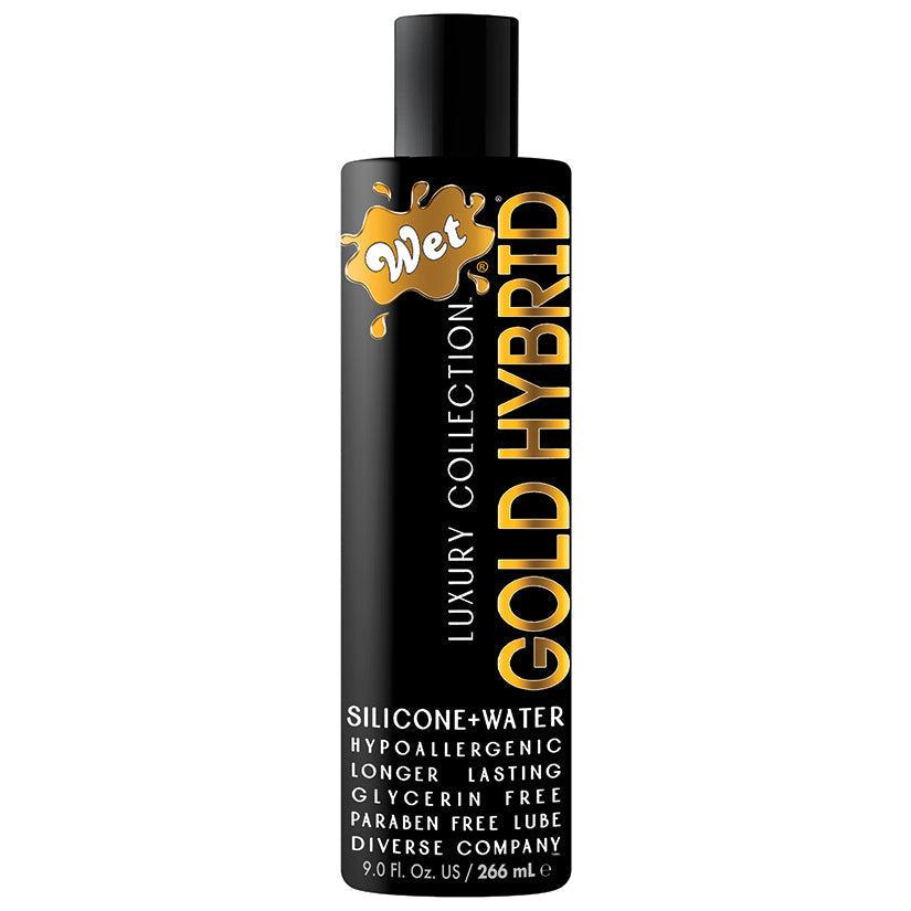 Wet Gold Hybrid Water Silicone Blend 9oz luvinglubes