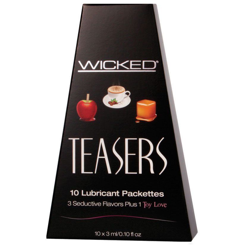 Wicked Teasers Flavored Variety Lubricant Pack (10 Foils) luvinglubes